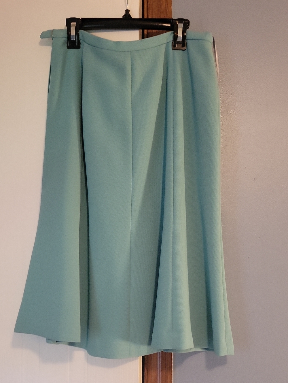 Amanda Smith Suits Sea Green Blazer with scarf and skirt Size 8 - Picture 4 of 4